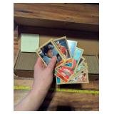 Box of 1987 Topps baseball cards complete set