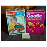 VTG schaper game toy & playkhool, Lincoln logs