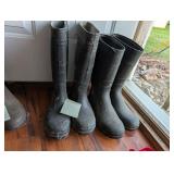 Two pairs men's size 11 work boots