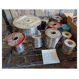 Large lot of soldering wire