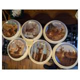 6 Danbury Mint Collectors Plates