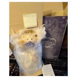 Angelica 13-in mohair Bear tree Topper