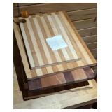 5 butcher block wooden cutting boards