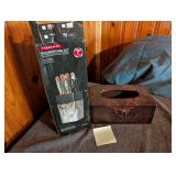 Evryealth 7 pc kitchenware knife block set