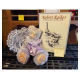 Lilac Mohair Bear by Robert Raikes collectibles
