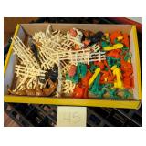 Vintage Timmee farm/western plastic toys