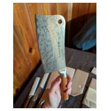 Japanese Damascus like kitchen knife set
