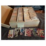 Huge box of football cards