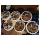 6 Danbury Mint Collectors Plates