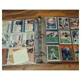 Binder of Indy, Indiana colts football cards