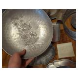 Hand wrought/hammered aluminum Items