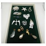Silver Sarah Coventry other Jester Costume Jewelry