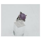 Sterling Silver Amethyst ARTIST MADE Ring