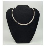 Sterling Silver Wire Cuff Necklace ARTIST SIGNED
