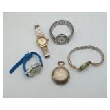 Vintage Smurf Jemis Timex Ladies Wrist Watches