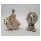 Lefton Hand Jewelry Holder & Lenwile Ardalt Lamp