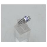 14k White Gold Tanzanite Ring 4.1g TWT