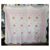 QUILT Grandmothers Flower Garden 88x75 Cnote