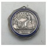 1908 Tome Hurdles Sterling Silver Badge 19.7gms