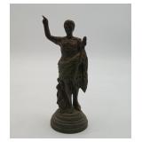 Bronze Roman Augustus Caesar Statue Figure
