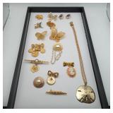 Elephant Owl bird Cameo Sand Dollar Jewelry Lot