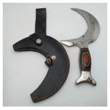 Boline Moon Crest Ritual Fixed Blade Knife