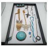 Costume Jewelry Owl Cross Butterfly Necklaces