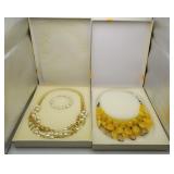 2 Quality Fashion Costume Jewelry Necklaces MIB