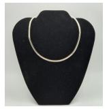 Sterling Silver Omega Necklace 22.9 grams