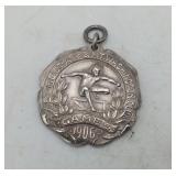 1906 Sterling Silver Athletic Metal Badge 18.8 grm