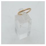 14k Gold Wedding Band Ring 0.3 grams