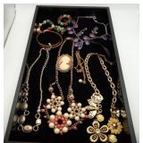 Costume Fashion Jewelry Cameo Scarab Bracelet