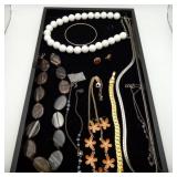 Agate Rhinestone Costume Jewelry Necklaces