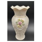 Belleek Romantic Rose Flower Vase Marie Mc Grellis
