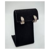 Sterling Silver Diamonique Earrings MIB