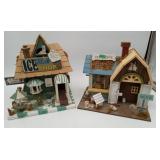 2 Bird Wood Bird Houses Pet Shop Ice Cream