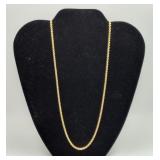 Gold on Sterling Silver Braided Twist Necklace 20g