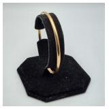 14k Gold Hinged Bangle Bracelet 4.1 Grams