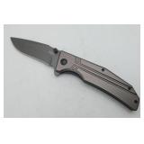 440C Spring Assist Locking Belt Clip Pocket Knife