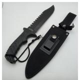 Military Tactical Survival Machete Knife & Sheath