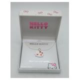 Hello Kitty Sterling Plated Necklace MINT IN BOX