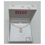 18k Gold FLASH Hello Kitty Necklace Pendant