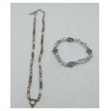 Napier Necklace & Cyrstal Bracelet