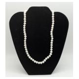 14k Gold Clasp Freshwater Pearl Necklace
