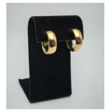 14k Gold hoop Earrings Eternagold MIB 3.9 grams