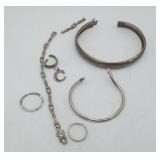 Sterling Silver Bracelet 4 REPAIR 33.3 Grams