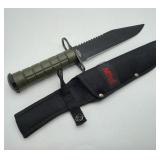 MTech Tactical Hunting Army Green Rambo Knife