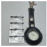 Rawling Fob Pocket Watch GLO in Leather Case