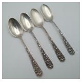 Sterling Stieff Rose Spoons 93 Grams