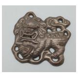 Antique Chinese Foo Dog Shi Shi Pendant